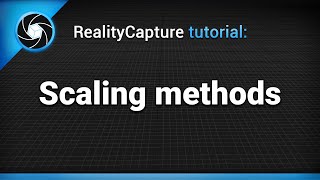 RealityCapture tutorial Scaling methods [upl. by Harbard]