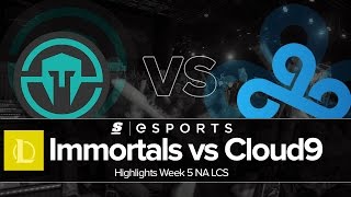 Highlights IMT vs C9 NA LCS Summer W5D3 Full Series [upl. by Emmalee]