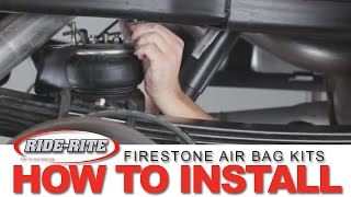 How to Install a Firestone Air Bag Kit [upl. by Wickman]