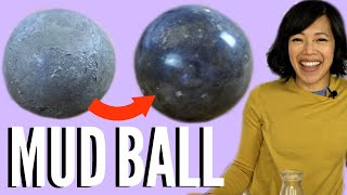 How to Make a Shiny MUD BALL  DIY Dorodango  Japanese Polished Clay Ball [upl. by Nebe454]