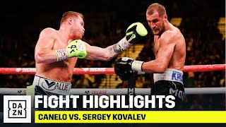 HIGHLIGHTS  Canelo vs Sergey Kovalev [upl. by Ecaj]