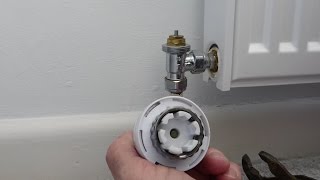 How to remove and replace a thermostatic radiator valve head [upl. by Haimehen]