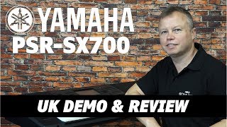 Yamaha PSR SX700 Review  Lots Of Playing Demos [upl. by Sessilu]