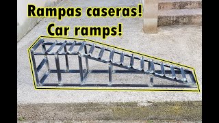 RAMPAS DE COCHE CASERAS  HOMEMADE CAR RAMPS LIFT [upl. by Oilime]