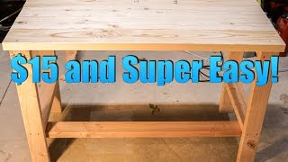 Build a Super CHEAP and EASY DIY Desk [upl. by Atarman]