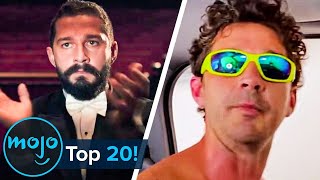 Top 20 Ridiculous Shia LaBeouf Moments [upl. by Eimile493]