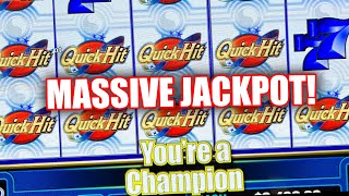 HIGH LIMIT QUICK HIT DIAMOND JACKPOT ★★ BIGGEST DIAMOND BONUS ON YOUTUBE [upl. by Morrissey449]