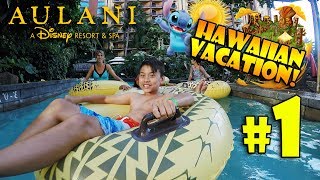 WERE GOING TO HAWAII Disneys Aulani Resort Villa Room Tour 1 [upl. by Alleirbag]