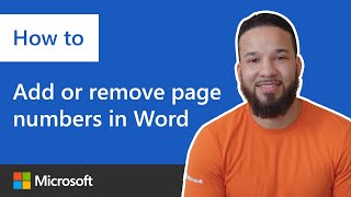 How to add or remove page numbers in Microsoft Word [upl. by Atteloiv]