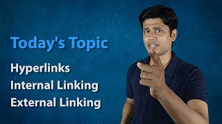 Hyperlink in HTML Internal linking External linking  Introduction of HTML [upl. by Norb]