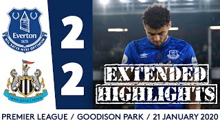 EXTENDED HIGHLIGHTS EVERTON 22 NEWCASTLE UNITED [upl. by Naeerb695]