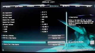 BIOS UEFI Setup  ASROCK A320M  HD [upl. by Cher333]