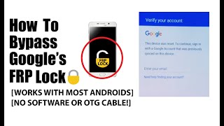 How to Bypass the Google FRP lock WITHOUT SOFTWARE OR OTG CABLE [upl. by Kendall]