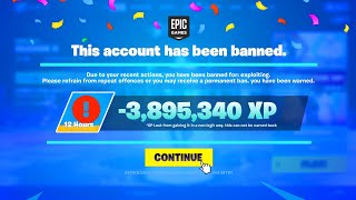 Fortnite XP GLITCHES Now Get You BANNED [upl. by Fiorenze512]