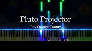 Rex Orange County  Pluto Projector Piano Cover [upl. by Niwred]