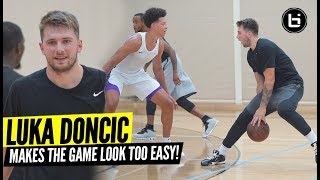 Luka Doncic Shows Off SMOOTH Game At Pro Open Run Monta Ellis Still a MAJOR BUCKET [upl. by Eboj]