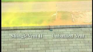 Ridge Vent Smoke Bomb Demonstration [upl. by Nnylanna]