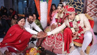 Saat Phere amp Vidai Indian Marriage Ritual  This wedding video will make you cry  Anish amp Tamanna [upl. by Ancilin592]