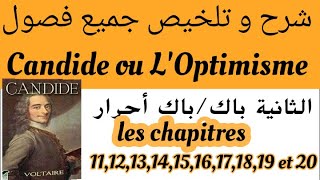 Candide ou LOptimismechapitres 111213141516171819 et 20 شرحrésumé2 bac et bac libre [upl. by Vanya]