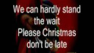 HulaHoop Christmas Lyrics Alvin amp the Chipmunks [upl. by Ahsinauq]