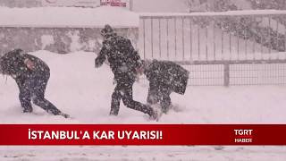 İstanbula Kar Yağışı Uyarısı [upl. by Rovner]