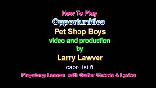 Opportunities Pet Shop Boys [upl. by Noit815]