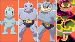 FULL MACHOP EVOLUTION TEAM   Machop  Machoke  Machamp Gigantamax [upl. by Chaudoin82]