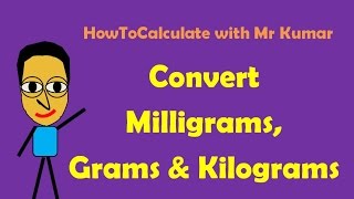 How to Convert Milligrams Grams and Kilograms [upl. by Llenyar87]