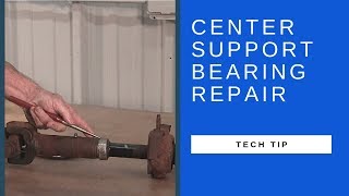 Tutorial  Replace Chevy Drive Shaft Center Support Bearing [upl. by Suivatram]