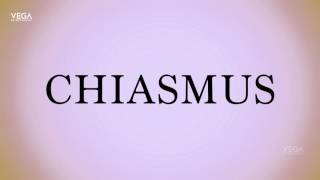 How To Pronounce Chiasmus [upl. by Olimpia]