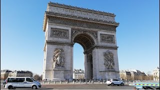 Visiting The Arc de Triomphe In Paris [upl. by Sarchet]