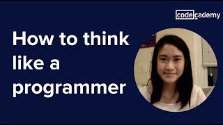 How to Think Like a Programmer [upl. by Zeta]