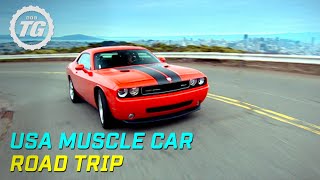 USA Muscle Car Road Trip  Part 1 Drag Racing in Reno  Top Gear  BBC [upl. by Fawnia682]