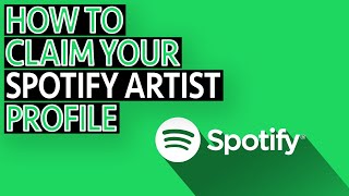 How to claim your Spotify Artist profile [upl. by Lole8]