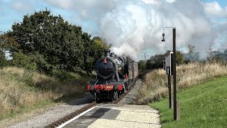 Gloucestershire Warwickshire Railway  3850 Returns [upl. by Mctyre]