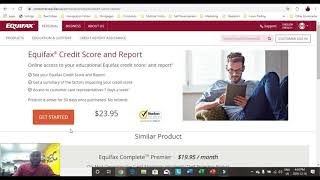 How to check your equifax credit report Dec 2019 [upl. by Esirrehc]