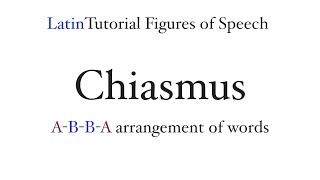 Chiasmus Figures of Speech [upl. by Sarilda]