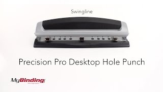 Swingline Precision Pro Desktop Hole Punch [upl. by Uaeb]