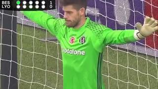 Besiktas Lyon penaltılar  Avrupa Ligi Çeyrek finali [upl. by Nnairak598]