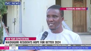 Maiduguri Residents Hope For Better 2024 [upl. by Yliram610]