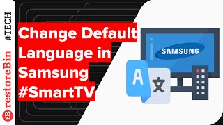 How to change default display Language in Samsung Smart TV [upl. by Storm857]