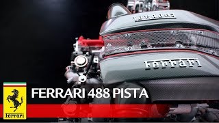 Ferrari 488 Pista  Engine [upl. by Nylirem639]