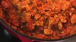 OLD SCHOOL JAMBALAYA WITH CHICKENSHRIMP amp SAUSAGE [upl. by Feingold]