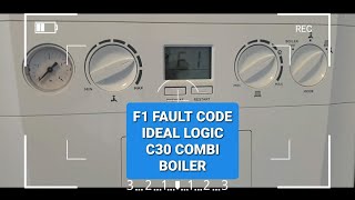 How to Repair or fix the F1 Fault your ideal Logic Combi Boiler [upl. by Allain]