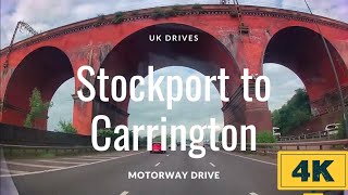 Stockport To Manchester Uniteds Training Ground 4K Drive [upl. by Garret]