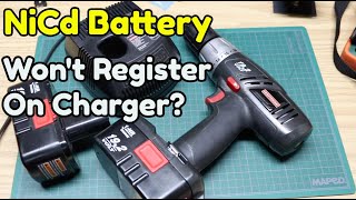 HOW TO REVIVE A NiCd DRILL BATTERY THAT WON’T CHARGE [upl. by Drofdeb94]