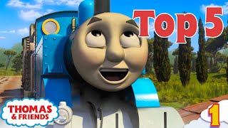 Thomas amp Friends UK™  Top 5 Cheeky Thomas Moments  Best of Thomas Highlights  Kids Cartoon [upl. by Ernst346]