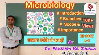 Microbiology  Introduction Branches Scope and Importance  BP 303T  L1 [upl. by Lucio]