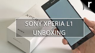 Sony Xperia L1 Unboxing Setup amp Handson Review [upl. by Junno]