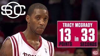 That time Tracy McGrady scored 13 points in 33 seconds  SportsCenter  ESPN Archives [upl. by Orelia]